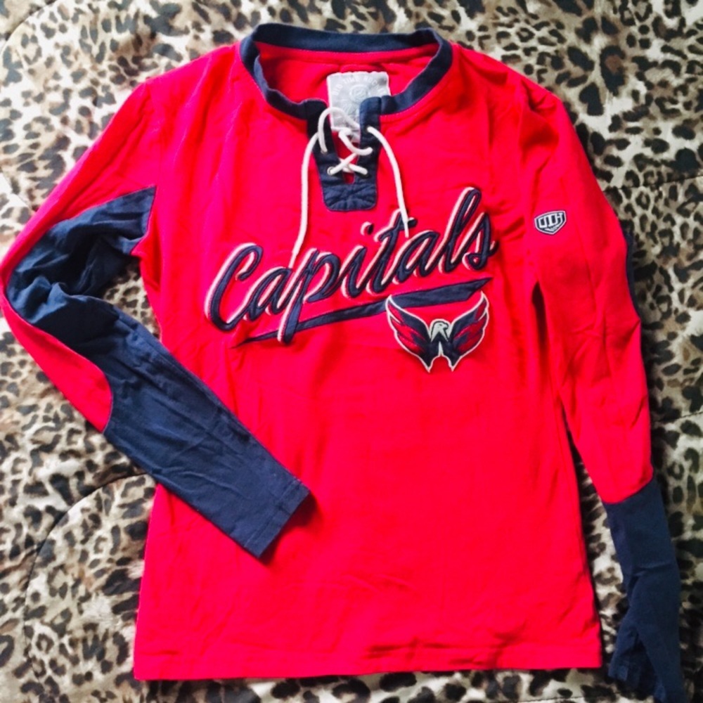 Washington Capitals Hockey Long Sleeve Tee